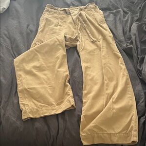 TOPSHOP 🇬🇧 baggy tan pants (6)